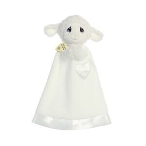 Aurora Precious Moments Lamb Lovey Blanket Baby Security Blanket 15" NEW